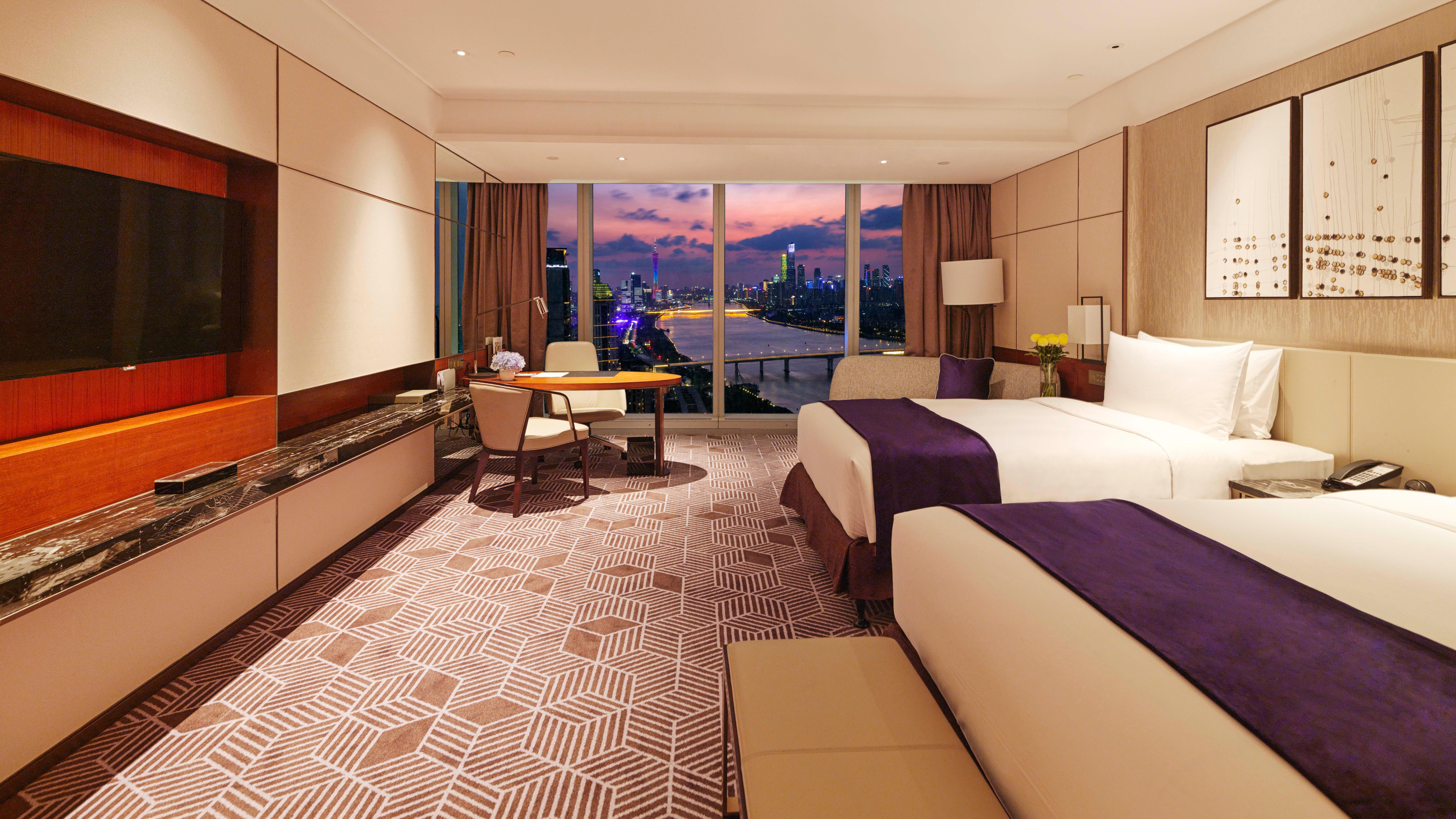 Intercontinental Guangzhou Exhibition Center By Ihg - Free Shuttle Between Hotel And Exhibition Center During Canton Fair & Exhibitor Registration Counter מראה חיצוני תמונה
