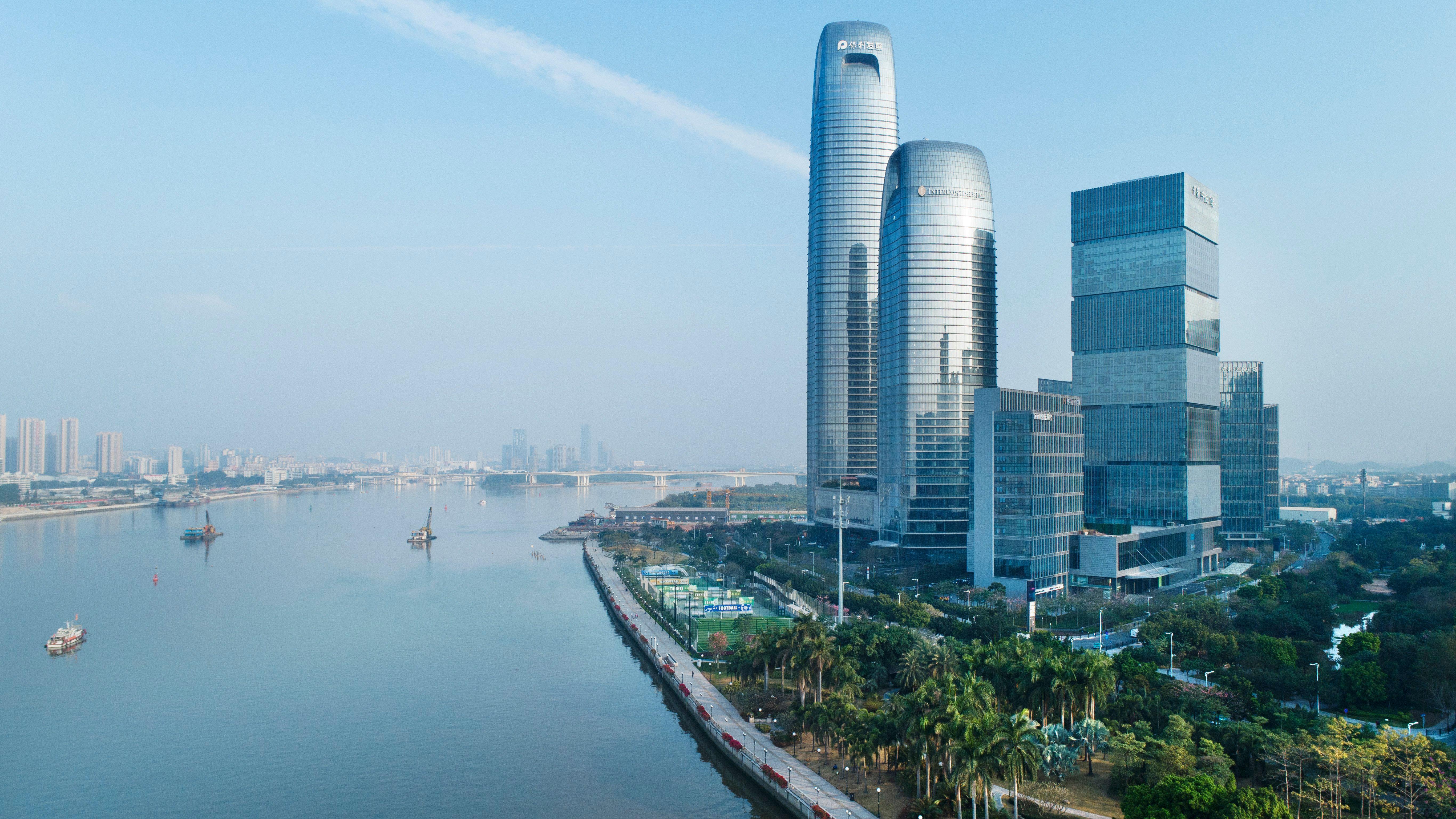 Intercontinental Guangzhou Exhibition Center By Ihg - Free Shuttle Between Hotel And Exhibition Center During Canton Fair & Exhibitor Registration Counter מראה חיצוני תמונה