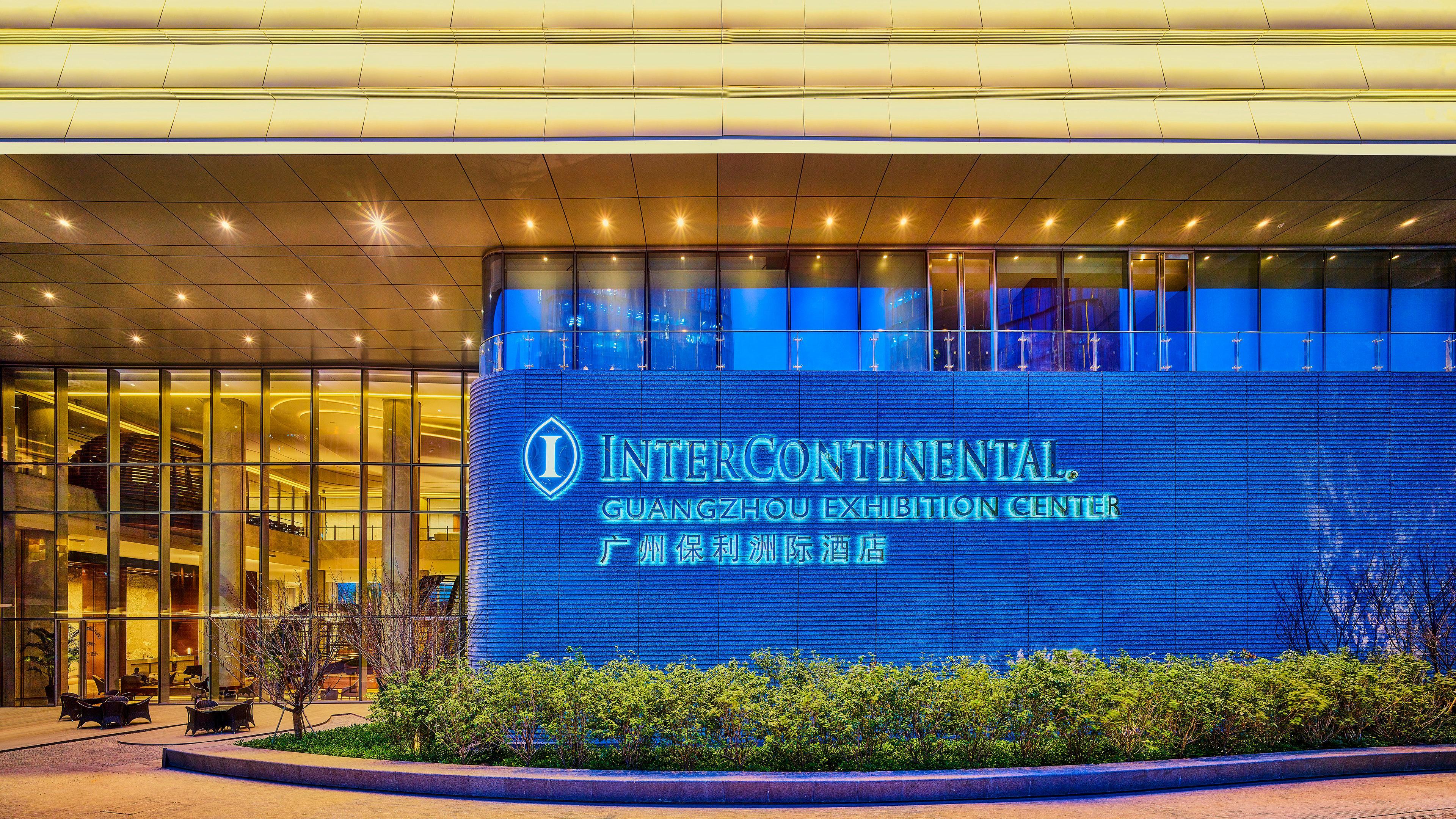 Intercontinental Guangzhou Exhibition Center, An Ihg Hotel - Free Canton Fair Shuttle Bus And Registration Counter מראה חיצוני תמונה